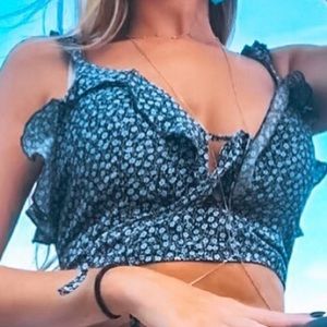 Showpo cropped blouse